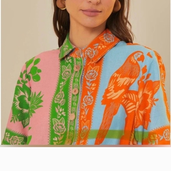 FARM Rio Multicolor Mini Dress - Picture 2 of 7